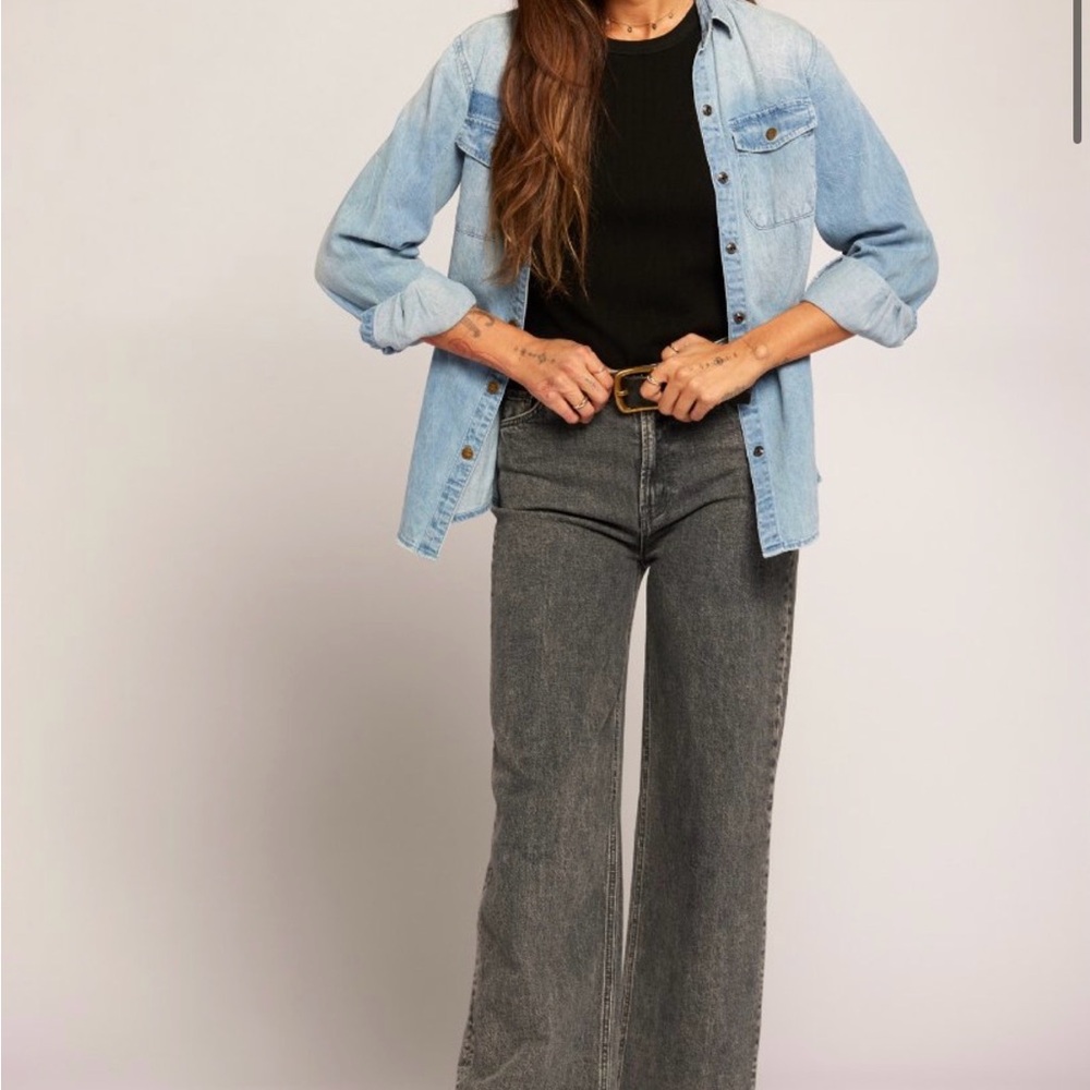 Current/Elliott THE NAVIGATOR WIDE LEG JEAN